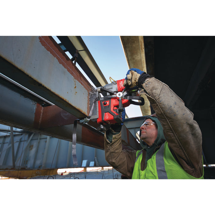 Milwaukee M18FMDP-502C 18V FUEL Brushless Magnetic Drill Press with Permanent Magnet, 2x 5.0Ah Batteries, Charger & Case - westbasedirect.com