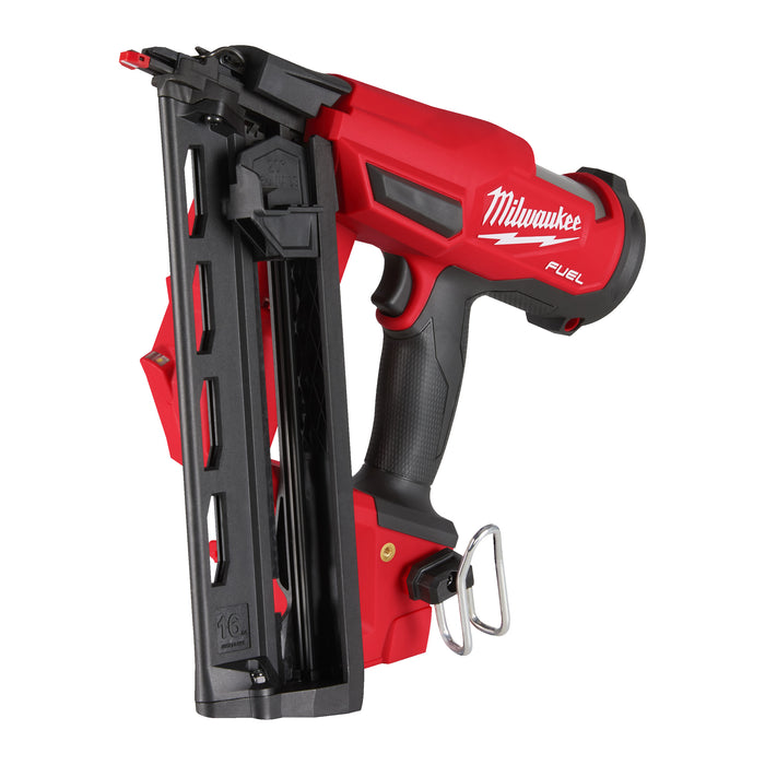 Milwaukee M18FN16GA-0 18V FUEL Brushless 16 GA Angled Nail Finish Nailer - Bare Unit - westbasedirect.com