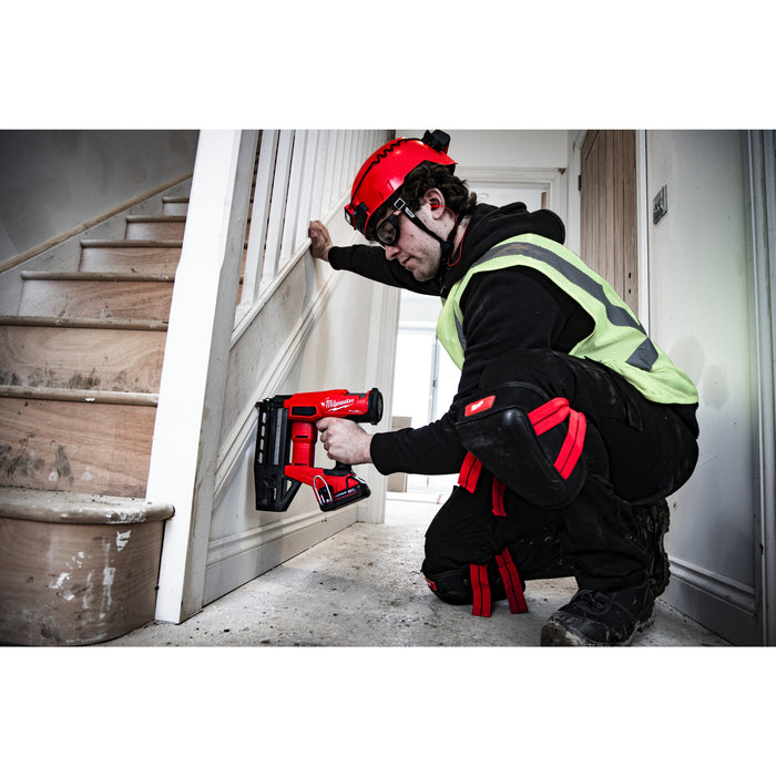 Milwaukee M18FN16GS-0X 18V FUEL Brushless 16 GA Straight Finish Nailer with Case - Bare Unit - westbasedirect.com