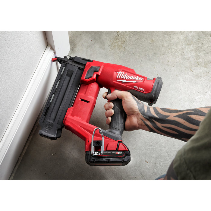 Milwaukee M18FN18GS-0 18V FUEL Brushless 18 GS Straight Finish Nailer - Bare Unit - westbasedirect.com