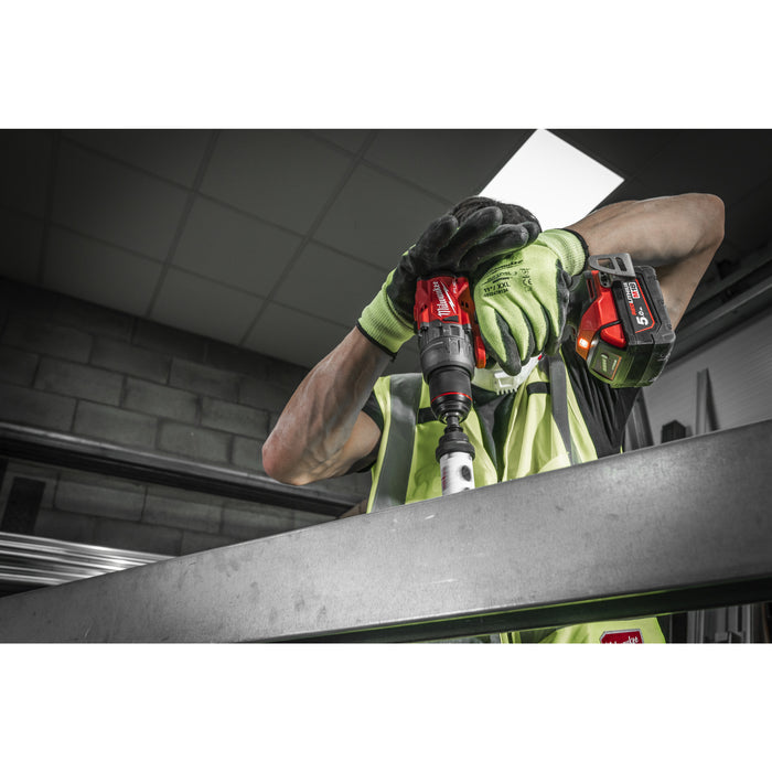 Milwaukee M18FPD3-502X 18V FUEL Brushless Percussion Drill, 2x 5.0Ah Batteries, Charger & Case - westbasedirect.com