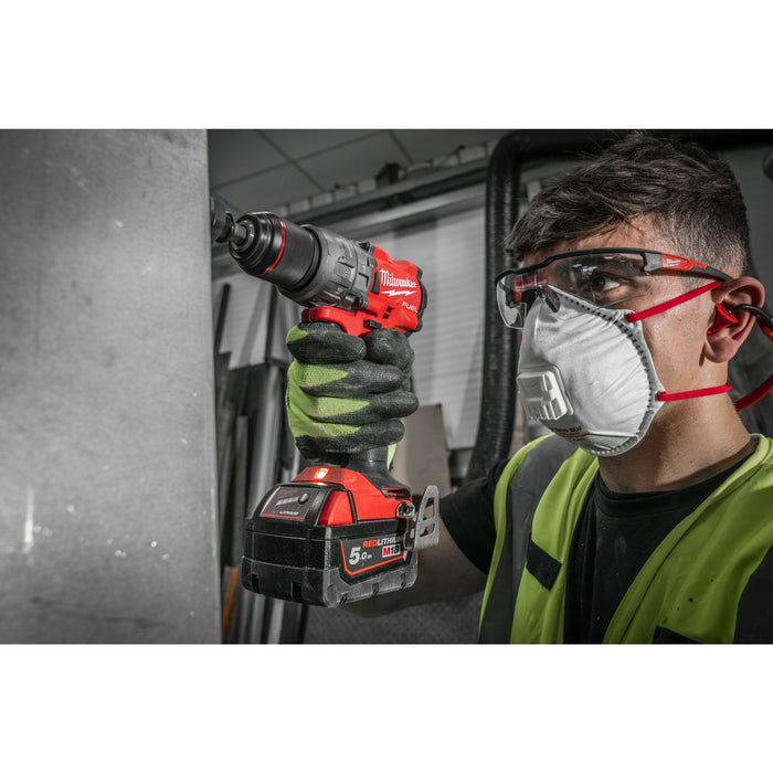 Milwaukee M18FPD3-502X 18V FUEL Brushless Percussion Drill, 2x 5.0Ah Batteries, Charger & Case - westbasedirect.com