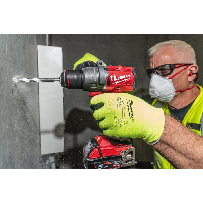 Milwaukee M18FPD3-502X 18V FUEL Brushless Percussion Drill, 2x 5.0Ah Batteries, Charger & Case - westbasedirect.com