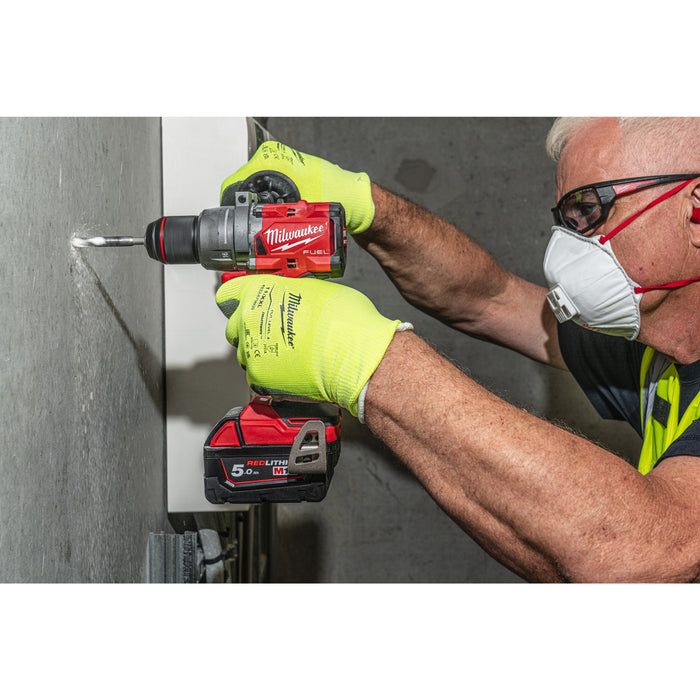 Milwaukee M18FPD3-502X 18V FUEL Brushless Percussion Drill, 2x 5.0Ah Batteries, Charger & Case - westbasedirect.com