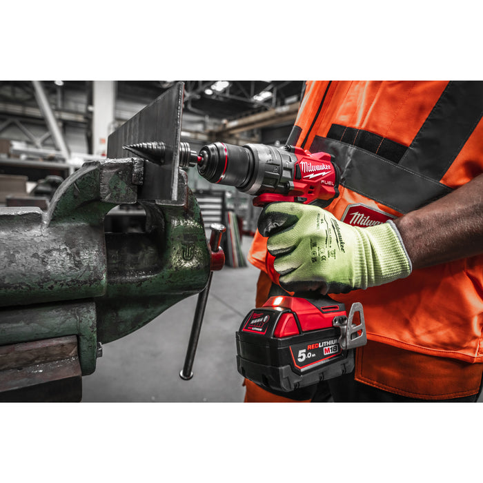 Milwaukee M18FPP2A3-502X Twin Pack 18V FUEL Brushless Power Tool Kit, 2x 5.0Ah Batteries, Charger & Case - westbasedirect.com