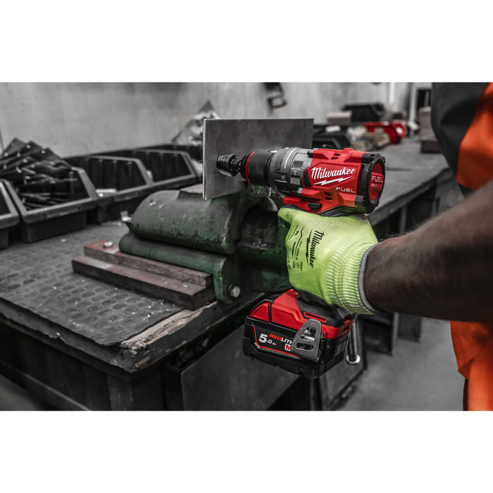Milwaukee M18FPD3-502X 18V FUEL Brushless Percussion Drill, 2x 5.0Ah Batteries, Charger & Case - westbasedirect.com
