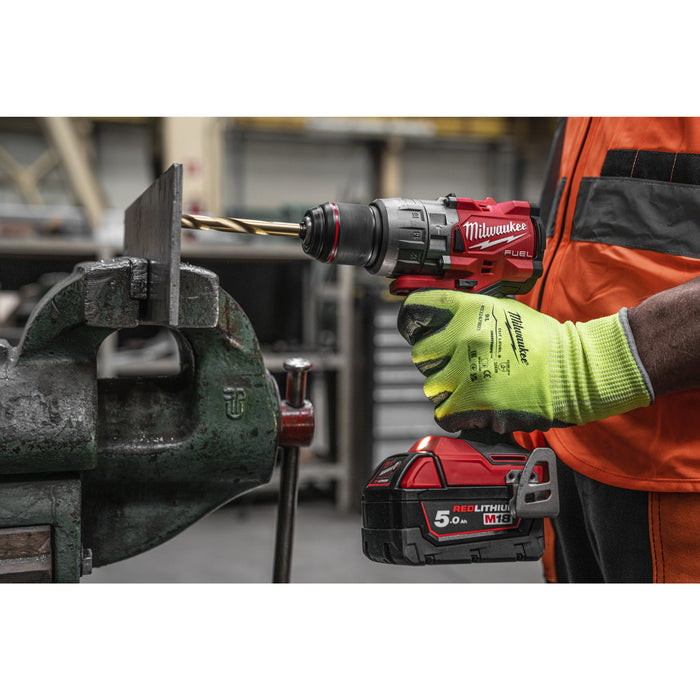 Milwaukee M18FPD3-502X 18V FUEL Brushless Percussion Drill, 2x 5.0Ah Batteries, Charger & Case - westbasedirect.com