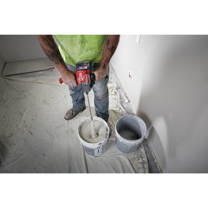 Milwaukee M18FPM-0X 18V FUEL Brushless Paddle Mixer with Case - Bare Unit - westbasedirect.com