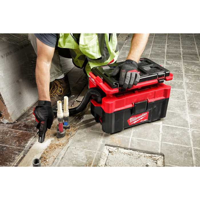 Milwaukee M18FPOVCL-0 18V FUEL PACKOUT Brushless Wet & Dry Vacuum - Bare Unit - westbasedirect.com