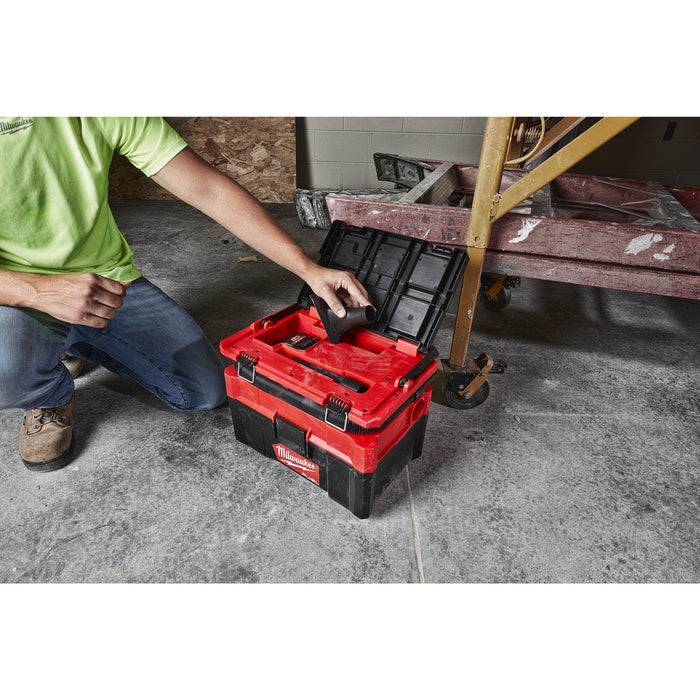 Milwaukee M18FPOVCL-0 18V FUEL PACKOUT Brushless Wet & Dry Vacuum - Bare Unit - westbasedirect.com