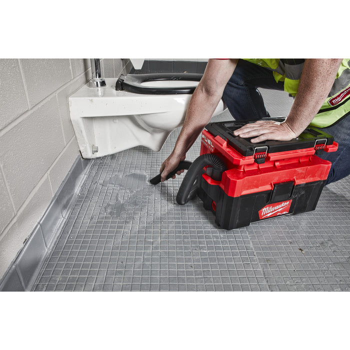 Milwaukee M18FPOVCL-0 18V FUEL PACKOUT Brushless Wet & Dry Vacuum - Bare Unit - westbasedirect.com