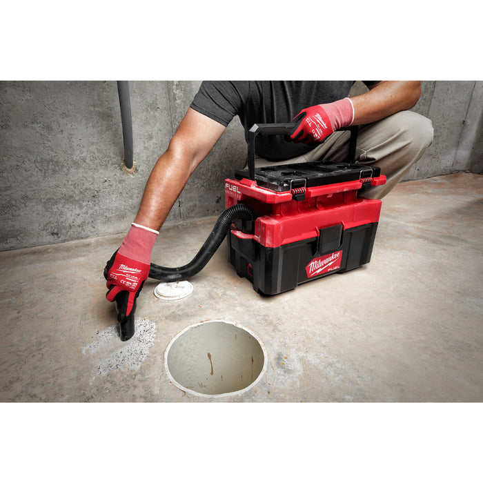 Milwaukee M18FPOVCL-0 18V FUEL PACKOUT Brushless Wet & Dry Vacuum - Bare Unit - westbasedirect.com