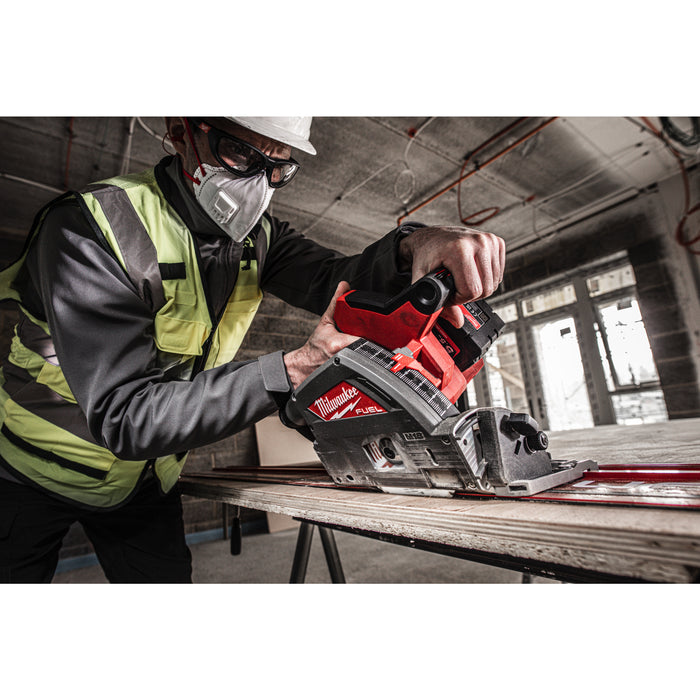 Milwaukee M18FPS55-0P 18V FUEL Cordless Plunge Saw with Packout Case - Bare Unit - westbasedirect.com