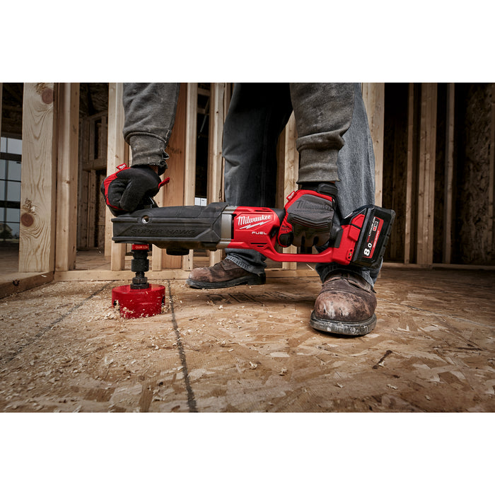 Milwaukee M18FRAD2-0 18V FUEL Super Hawg Brushless Right Angle Drill Driver - Bare Unit