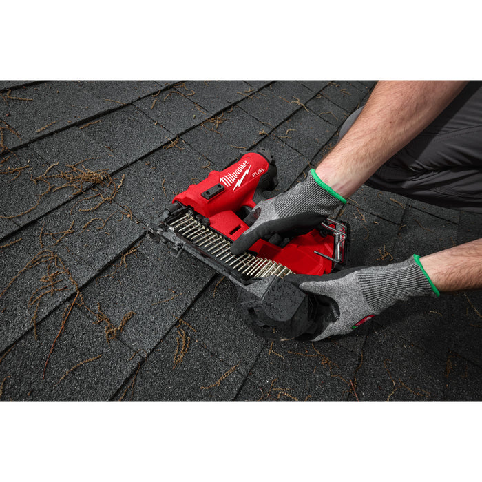 Milwaukee M18FRCN45-302X 18V FUEL Roofing Coil Nailer, 2x 3.0Ah Batteries, Charger & Case