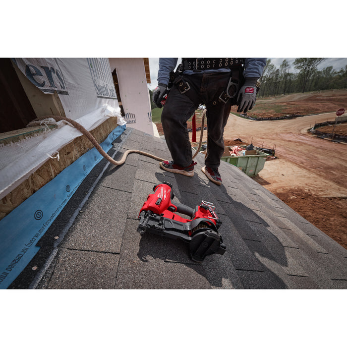 Milwaukee M18FRCN45-302X 18V FUEL Roofing Coil Nailer, 2x 3.0Ah Batteries, Charger & Case