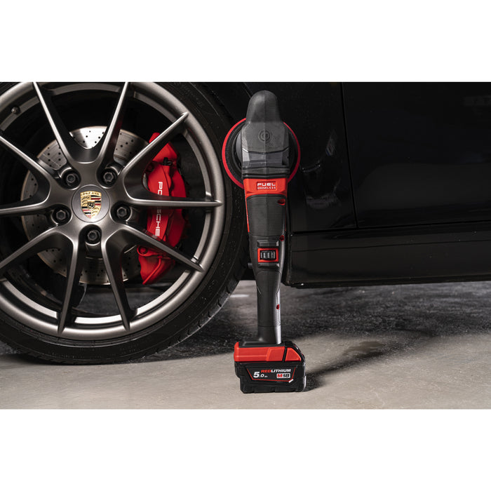 Milwaukee M18FROP15-502X 18V FUEL Random Orbital Polisher with 15mm Stroke, 2x 5.0Ah Batteries, Charger & Case
