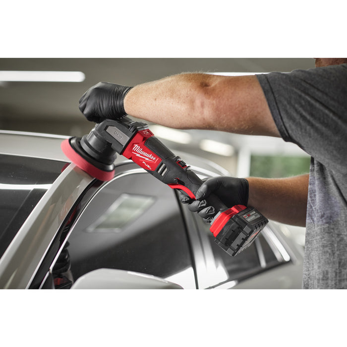 Milwaukee M18FROP15-502X 18V FUEL Random Orbital Polisher with 15mm Stroke, 2x 5.0Ah Batteries, Charger & Case