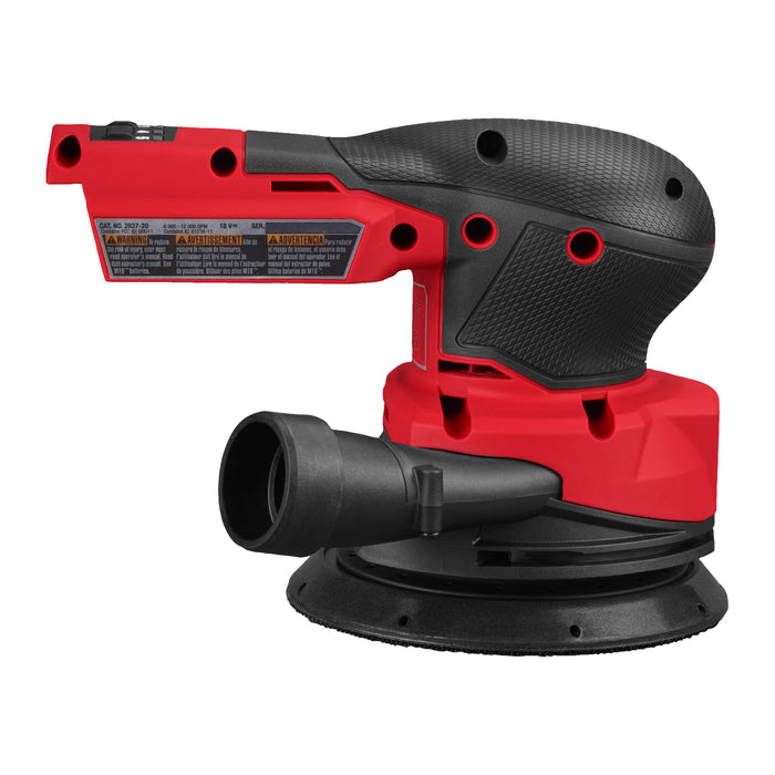 Milwaukee M18FROS125-0B 18V FUEL Brushless 125mm Random Orbit Sander with Tool Bag - Bare Unit - westbasedirect.com