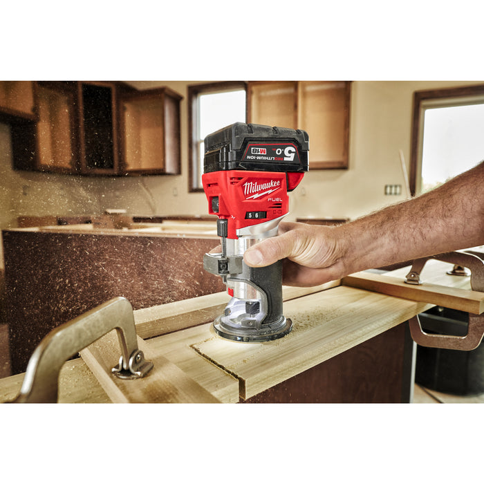 Milwaukee M18FTR-0X 18V FUEL Trim Router - Bare Unit - westbasedirect.com