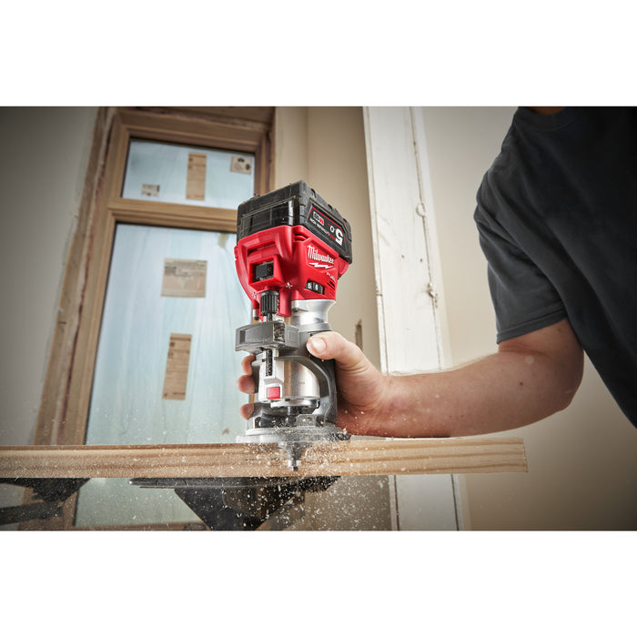 Milwaukee M18FTR-0X 18V FUEL Trim Router - Bare Unit - westbasedirect.com