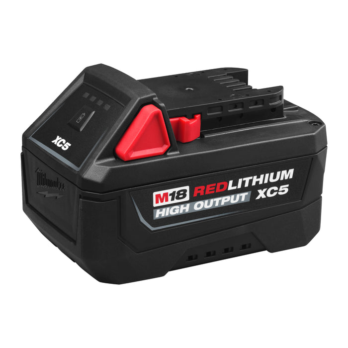 Milwaukee M18HB5 18V HIGH OUTPUT 5.0Ah Li-Ion Battery
