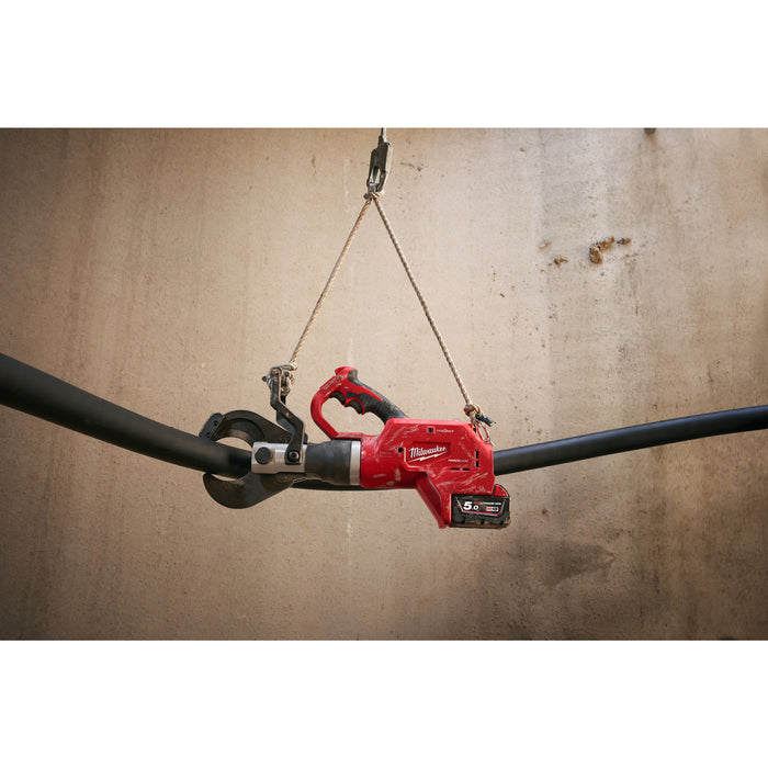 Milwaukee M18HCC75R-502C 18V FORCE LOGIC Hydraulic Remote Underground Cable Cutter, 2x 5.0Ah Batteries, Charger & Case