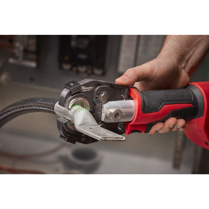 Milwaukee M18HCCT-201C L-SET 18V FORCE LOGIC Hydraulic 53 kN Cable Crimper, 1x 2.0Ah Battery, Charger & Case