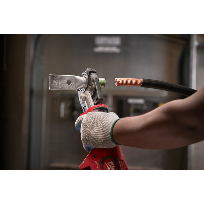 Milwaukee M18HCCT-201C 18V FORCE LOGIC Hydraulic Cable Crimper, 1x 2.0Ah Battery, Charger & Case