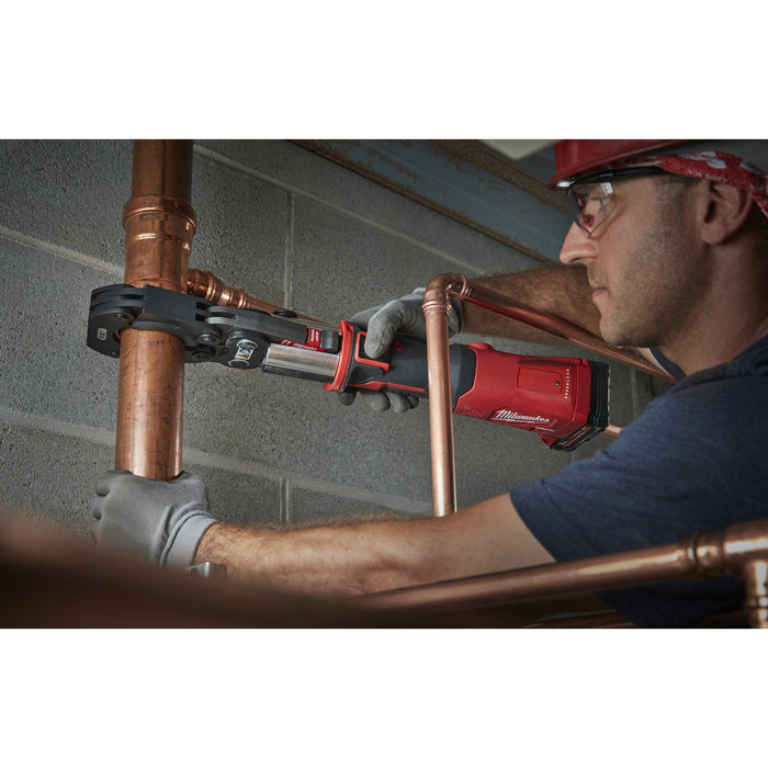 Milwaukee M18ONEBLHPT-302C U-SET 18V ONE-KEY FORCE LOGIC Brushless Press Tool Kit, 2x 3.0Ah Batteries, Charger & Case