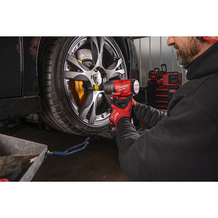 Milwaukee M18ONEFHIWF12-502X 18V FUEL ONE-KEY 1/2'’ High Torque Impact Wrench with Friction Ring, 2x 5.0Ah Batteries, Charger & Case - westbasedirect.com
