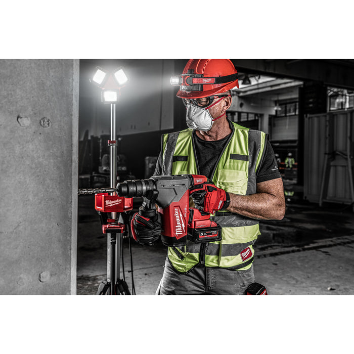 Milwaukee M18ONEFHPX-552X 18V FUEL ONE-KEY 32mm SDS+ Hammer Drill with FIXTEC Chuck, 2x 5.5Ah Batteries, Charger & Case - westbasedirect.com