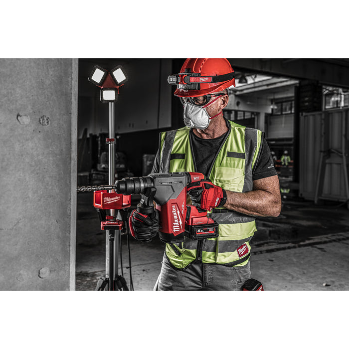 Milwaukee M18ONEFHPX-552X 18V FUEL ONE-KEY 32mm SDS+ Hammer Drill with FIXTEC Chuck, 2x 5.5Ah Batteries, Charger & Case - westbasedirect.com