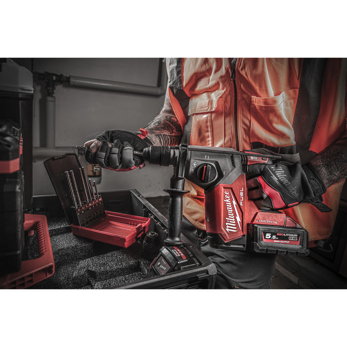 Milwaukee M18ONEFHX-0X 18V FUEL ONE-KEY Brushless SDS+ Hammer Drill with Case - Bare Unit - westbasedirect.com