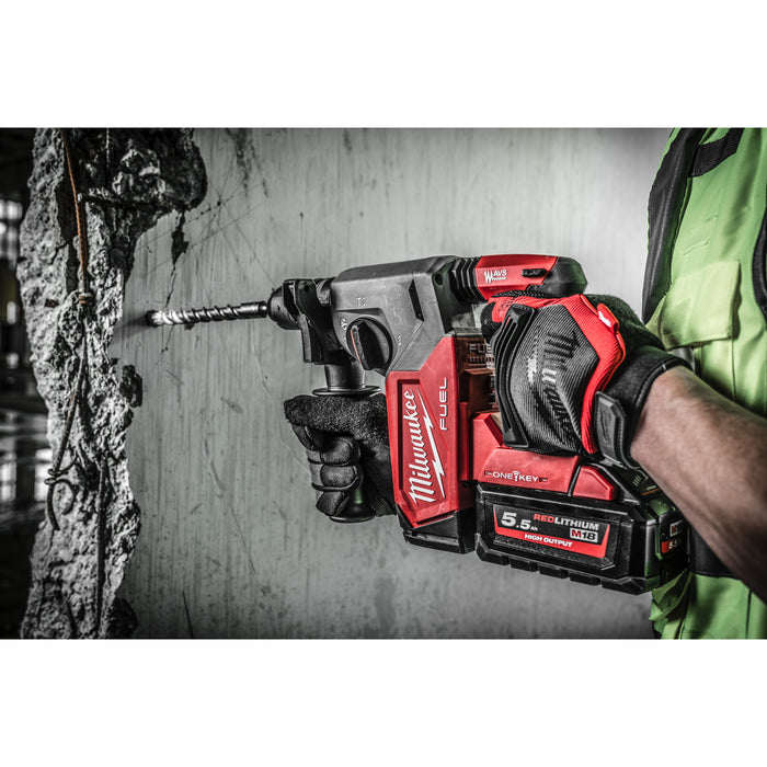 Milwaukee M18ONEFHX-0X 18V FUEL ONE-KEY Brushless SDS+ Hammer Drill with Case - Bare Unit - westbasedirect.com