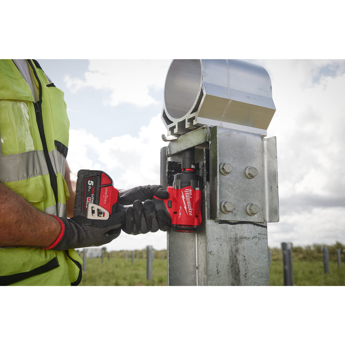 Milwaukee M18ONEFIW2FC12-0X 18V FUEL ONE-KEY Solar Compact 1/2" Impact Wrench with Friction Ring & Case - Bare Unit - westbasedirect.com