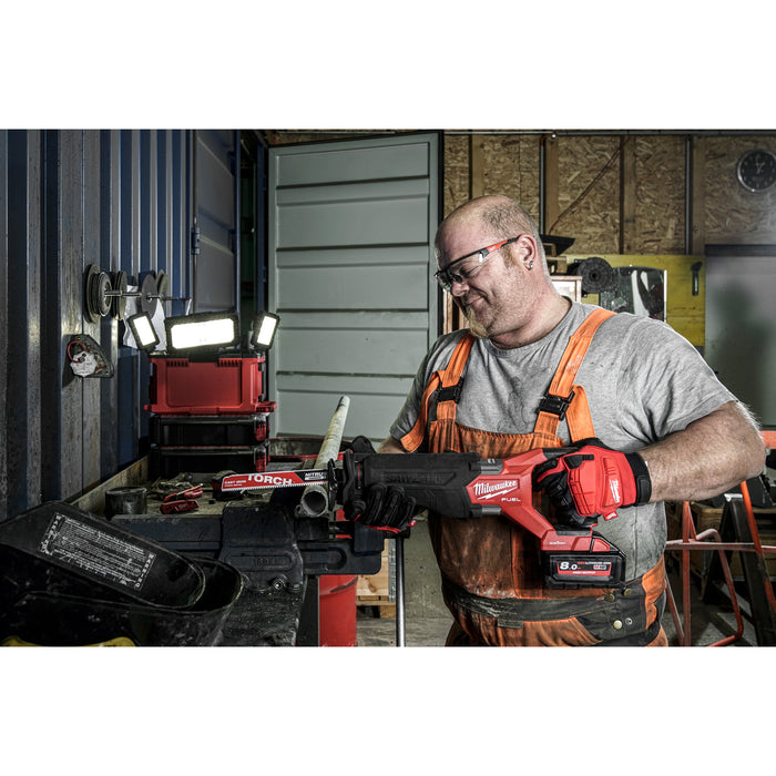 Milwaukee M18ONEFSZ-0X 18V FUEL ONE-KEY SAWZALL Cordless Reciprocating Saw - Bare Unit - westbasedirect.com