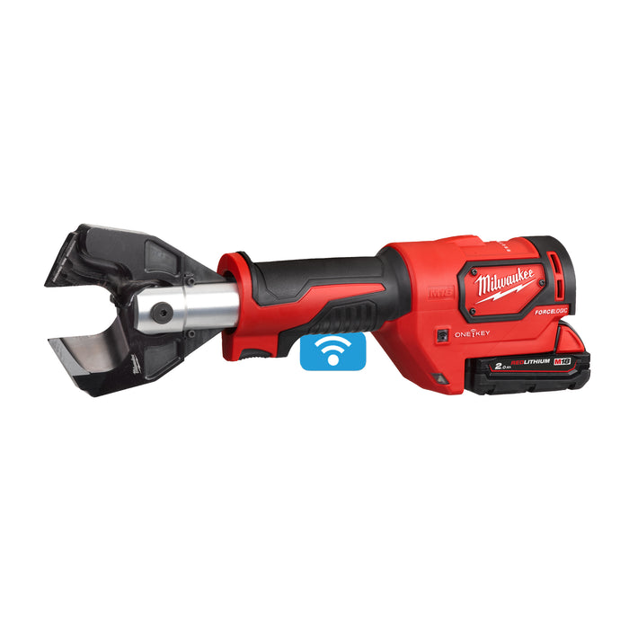 Milwaukee M18ONEHCC-201C SWA SET 18V FORCE LOGIC Hydraulic 35mm Cable Cutter, 1x 2.0Ah Battery, Charger & Case