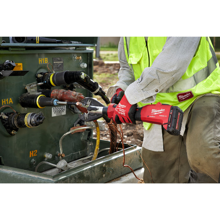 Milwaukee M18ONEHUCT-202B SWA KIT 18V FORCE LOGIC ONE-KEY Hydraulic Utility Crimper, 2x 2.0Ah Batteries, Charger & Bag