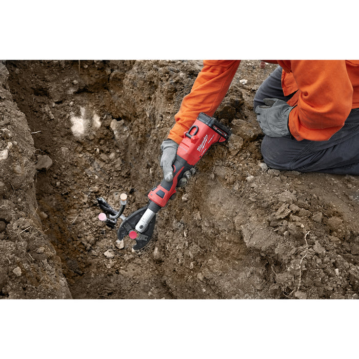 Milwaukee M18ONEHUCT-202B SWA KIT 18V FORCE LOGIC ONE-KEY Hydraulic Utility Crimper, 2x 2.0Ah Batteries, Charger & Bag