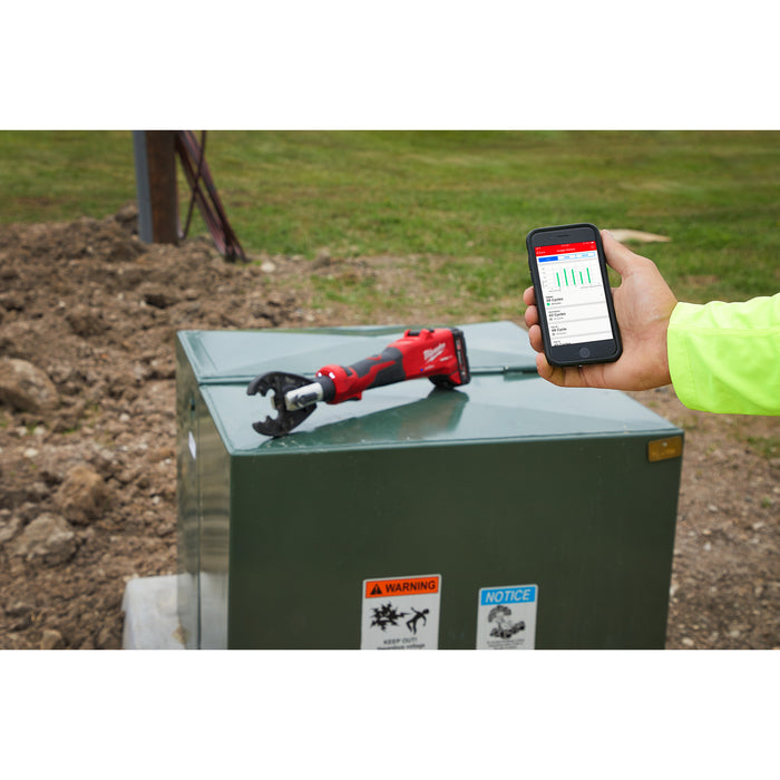 Milwaukee M18ONEHUCT-202B SWA KIT 18V FORCE LOGIC ONE-KEY Hydraulic Utility Crimper, 2x 2.0Ah Batteries, Charger & Bag