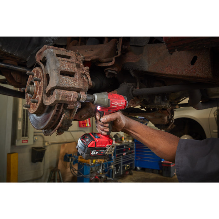 Milwaukee M18ONEIWF12-0 18V FUEL ONE-KEY Brushless 1/2'' Impact Wrench with Friction Ring - Bare Unit - westbasedirect.com