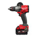 Milwaukee M18ONEPD3-502X 18V FUEL ONE-KEY Percussion Drill, 2x 5.0Ah Batteries, Charger & Case - westbasedirect.com