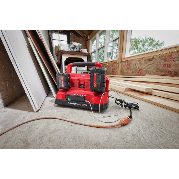 Milwaukee M18PC6 6-Bay 18V PACKOUT Compatible Charger 240V - westbasedirect.com