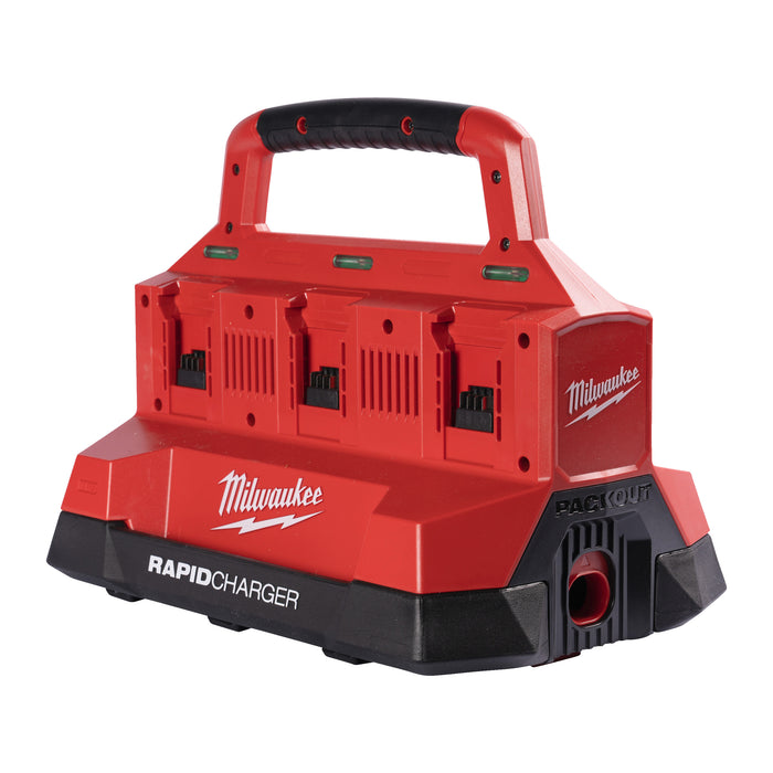 Milwaukee M18PC6 6-Bay 18V PACKOUT Compatible Charger 240V - westbasedirect.com