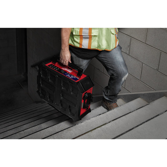 Milwaukee M18PRCDAB+ 18V PACKOUT Radio Charger - Bare Unit - westbasedirect.com