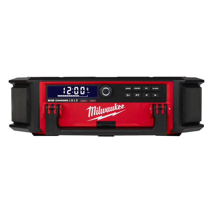 Milwaukee M18PRCDAB+ 18V PACKOUT Radio Charger - Bare Unit - westbasedirect.com