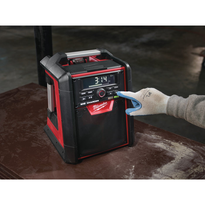 Milwaukee M18RC-0 18V Jobsite Radio Charger with Bluetooth - Bare Unit
