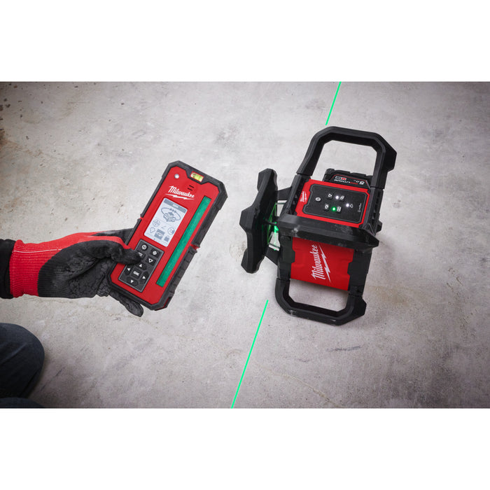 Milwaukee M18RLOHVG300-501C 18V ONE-KEY Green Horizontal/Vertical Rotary Laser, 1x 5.0Ah Battery, Charger & Case