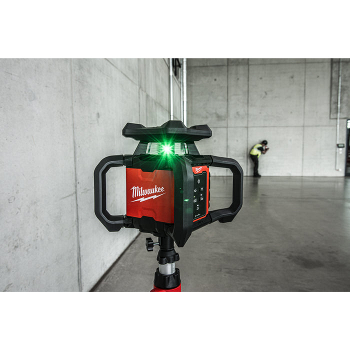 Milwaukee M18RLOHVG300-501C 18V ONE-KEY Green Horizontal/Vertical Rotary Laser, 1x 5.0Ah Battery, Charger & Case